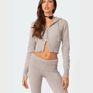 Edikted Desiree Set- Grey Melange